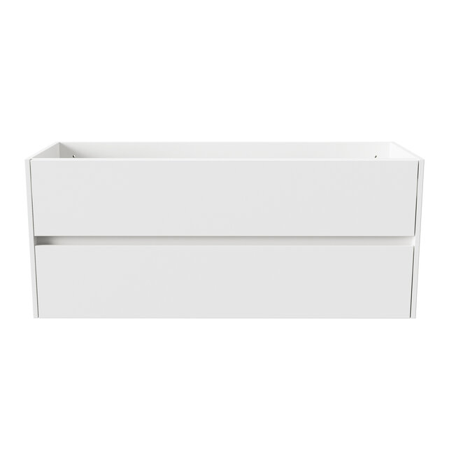 Wastafelonderkast Hayat 120cm Glans Wit Wastafelonderkast Hayat 120cm Glans Wit