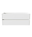 Wastafelonderkast Hayat 120cm Glans Wit