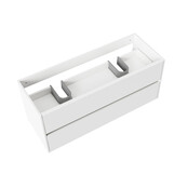Wastafelonderkast Hayat 120cm Glans Wit Wastafelonderkast Hayat 120cm Glans Wit