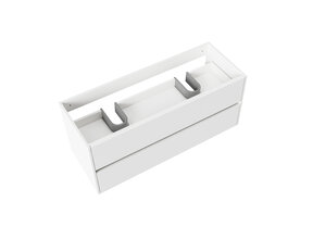 Wastafelonderkast Hayat 120cm Glans Wit