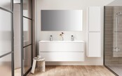 Wastafelonderkast Hayat 120cm Glans Wit Wastafelonderkast Hayat 120cm Glans Wit