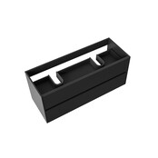 Wastafelonderkast Hayat 120cm Mat Zwart Wastafelonderkast Hayat 120cm Mat Zwart
