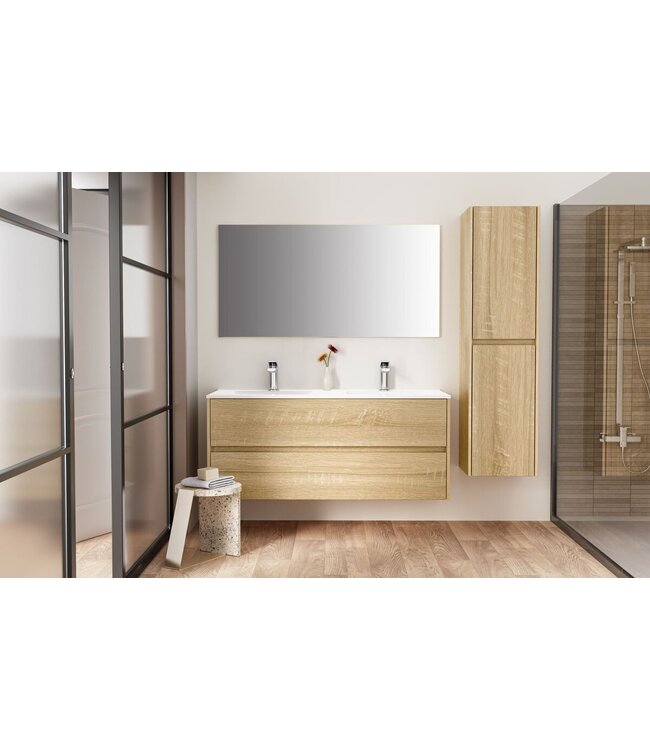 Wastafelonderkast Hayat 120cm Licht Eiken