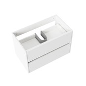 Wastafelonderkast Hayat 80cm Glans Wit Wastafelonderkast Hayat 80cm Glans Wit