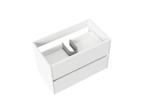 Wastafelonderkast Hayat 80cm Glans Wit