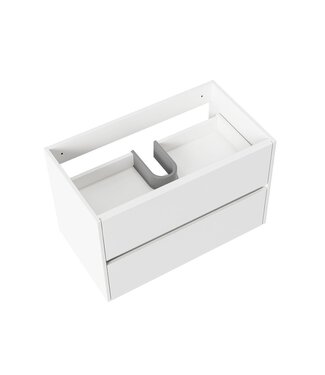 ALONI Wastafelonderkast Hayat 80cm Glans Wit