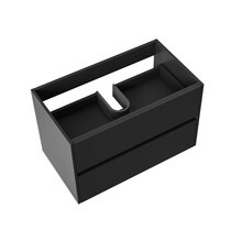 Wastafelonderkast Hayat 80cm Mat Zwart