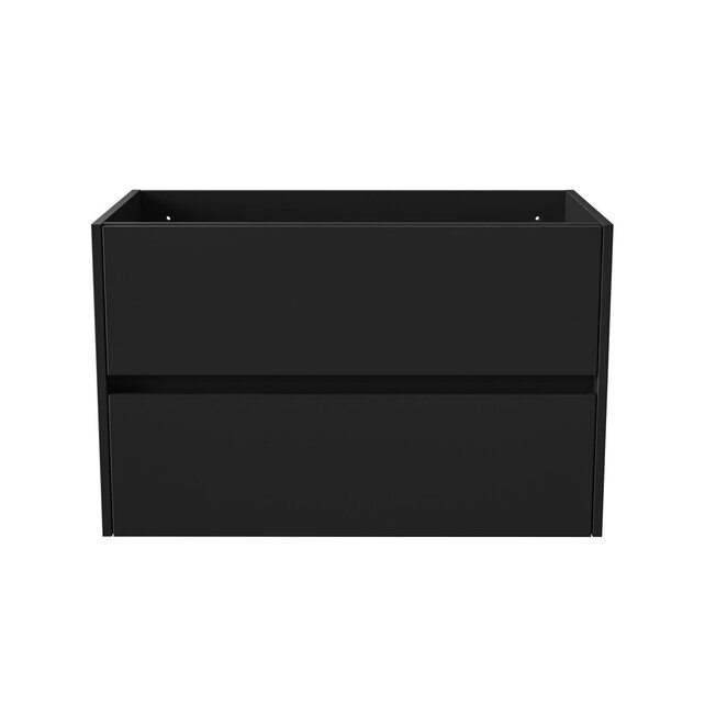 Wastafelonderkast Hayat 80cm Mat Zwart Wastafelonderkast Hayat 80cm Mat Zwart