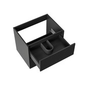 Wastafelonderkast Hayat 60cm Mat Zwart Wastafelonderkast Hayat 60cm Mat Zwart