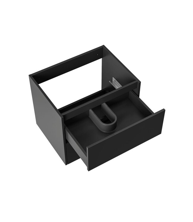 Wastafelonderkast Hayat 60cm Mat Zwart