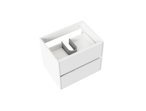 Wastafelonderkast Hayat 60cm Glans Wit