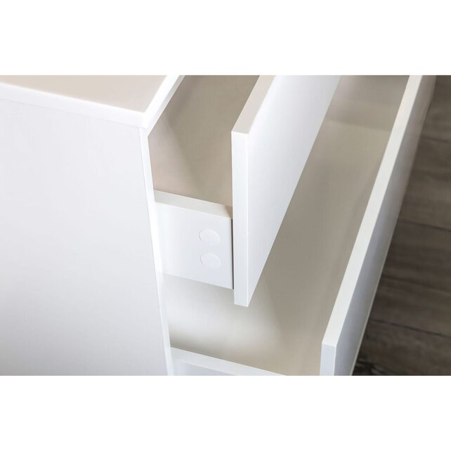 Wastafelonderkast Hayat 60cm Glans Wit Wastafelonderkast Hayat 60cm Glans Wit