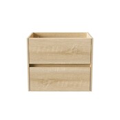 Wastafelonderkast Hayat 60cm Licht Eiken Wastafelonderkast Hayat 60cm Licht Eiken