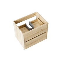Wastafelonderkast Hayat 60cm Licht Eiken