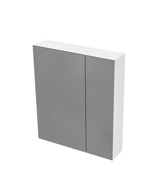 ALONI Spiegelkast Badkamer Hayat 60cm Glans Wit