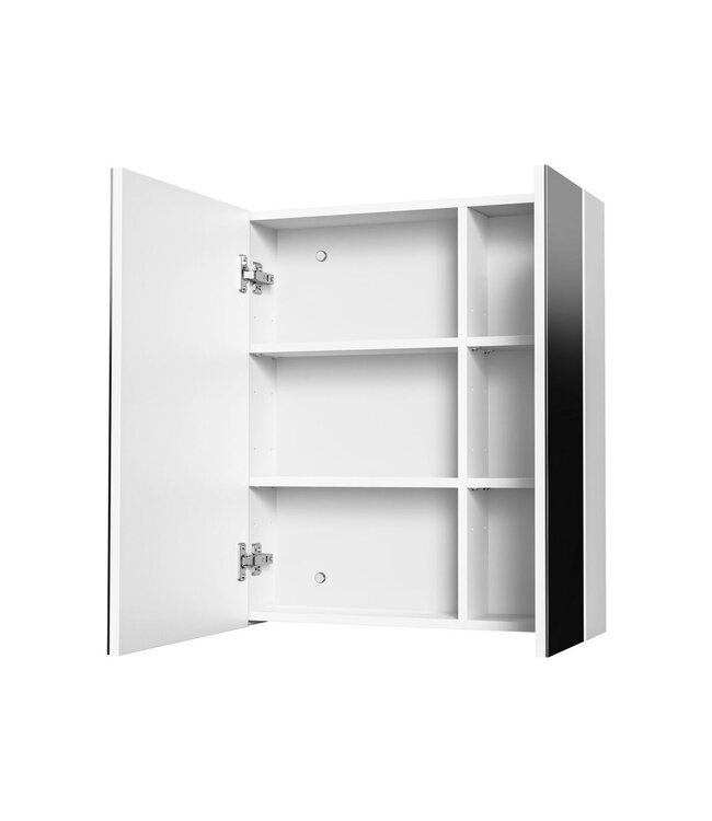 Spiegelkast Badkamer Hayat 60cm Glans Wit