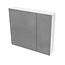 ALONI Spiegelkast Badkamer Hayat 80cm Glans Wit