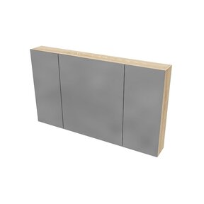 Spiegelkast Badkamer Hayat 120cm Licht Eiken