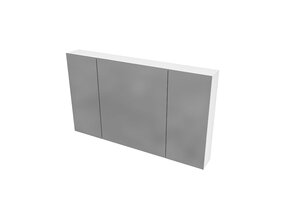 Spiegelkast Badkamer Hayat 120cm Glans Wit