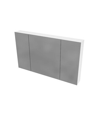 ALONI Spiegelkast Badkamer Hayat 120cm Glans Wit