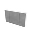 ALONI Spiegelkast Badkamer Hayat 120cm Glans Wit