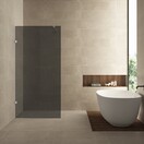 Douchewand Less 100cm Rookglas Chroom 8mm veiligheidsglas anti-kalk - 20.3143