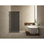 Wiesbaden Douchewand Less 90cm Rookglas Mat Zwart 8mm veiligheidsglas anti-kalk - 20.3138