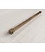 Wiesbaden Douchewand Less 80cm Rookglas Geborsteld Brons koper  8mm veiligheidsglas anti-kalk - 20.3135
