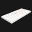 SANI-SUPPLY Wastafel Slate 100x47x5cm Marble Calacatta met 2 kraangaten