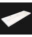 Wastafel Slate 140x47x5cm Marble Calacatta zonder kraangat