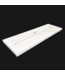 Wastafel Slate 140x47x5cm Marble Calacatta 2 kraangaten