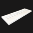 SANI-SUPPLY Wastafel Slate 140x47x5cm Marble Calacatta 2 kraangaten
