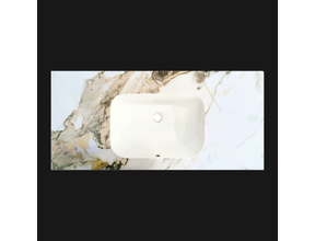 Wastafel Cera 100x47x12cm Marble Calacatta zonder kraangat