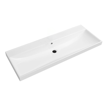 Wastafel Limits 120x46x5cm enkele wasbak zonder kraangat