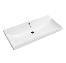 Wastafel Limits 100x46x5cm enkele wasbak met 1 kraangat