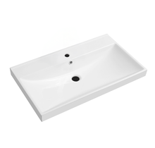 Wastafel Limits 80x46x5cm enkele wasbak met kraangat