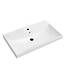 Wastafel Limits 80x46x5cm enkele wasbak met kraangat