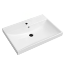 Wastafel Limits 60x46x5cm enkele wasbak met kraangat