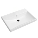 Wastafel Limits 60x46x5cm enkele wasbak zonder kraangat