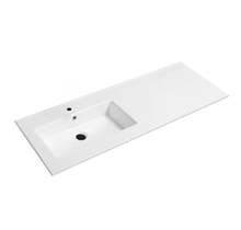 Wastafel Classic Asymmetrisch Links Glans Wit 120x47x2cm met kraangat