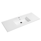 Wastafel Classic Midden Glans Wit 120x47x2cm met kraangat