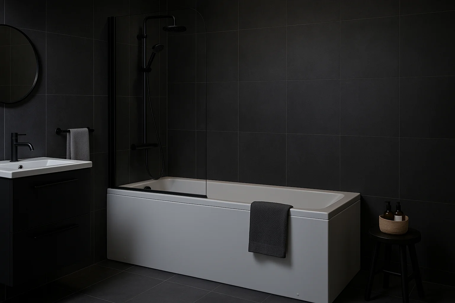 Hoe combineer je een bad met een douche?
