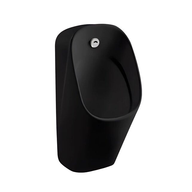 Urinoir met sensor Aloni Viora Mat Zwart achteraansluiting