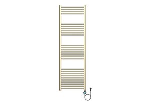Elektrische Handdoekradiator Geborsteld Goud 160x50cm 700Watt met Smart Wifi - programeerbaar