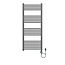 ALONI Elektrische Handdoekradiator Gunmetal 120x50cm 700Watt met Smart Wifi - programeerbaar