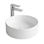 ALONI Waskom Aloni Muffly Rond met Ribbel Wit 37x13cm