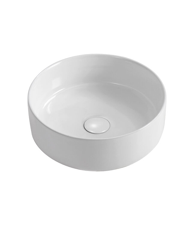 Waskom Aloni Fira Rond Wit 35x13cm