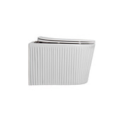 Randloos Hangtoilet Muffly met Relief - Tornado Flush incl. wc-bril