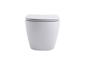 Randloos Hangtoilet Pro-Pack Turbo-Flush Wit 49cm incl. Toiletbril