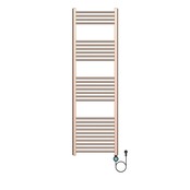 Elektrische Handdoekradiator Geborsteld Koper 160x50cm 700Watt met Smart Wifi - programeerbaar